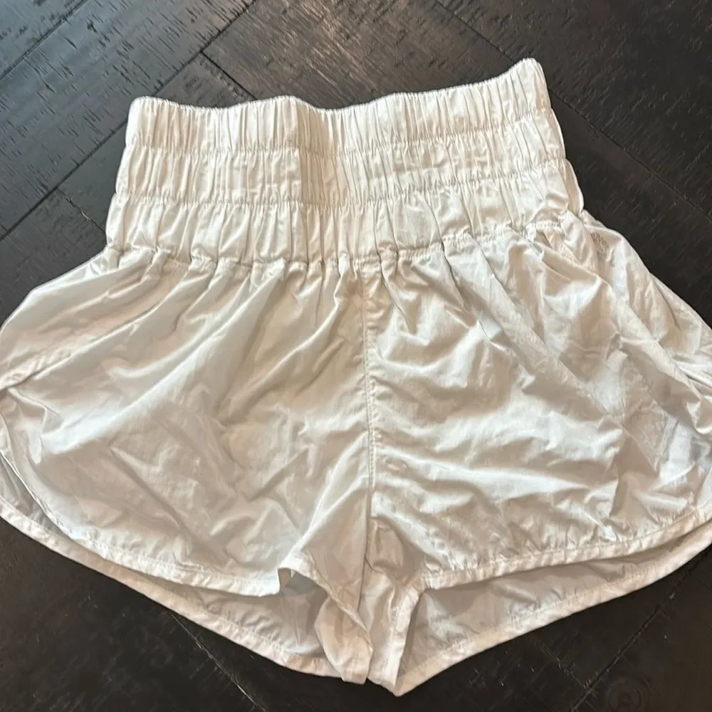 Free People Moving The Way Home Shorts Size Medium White​